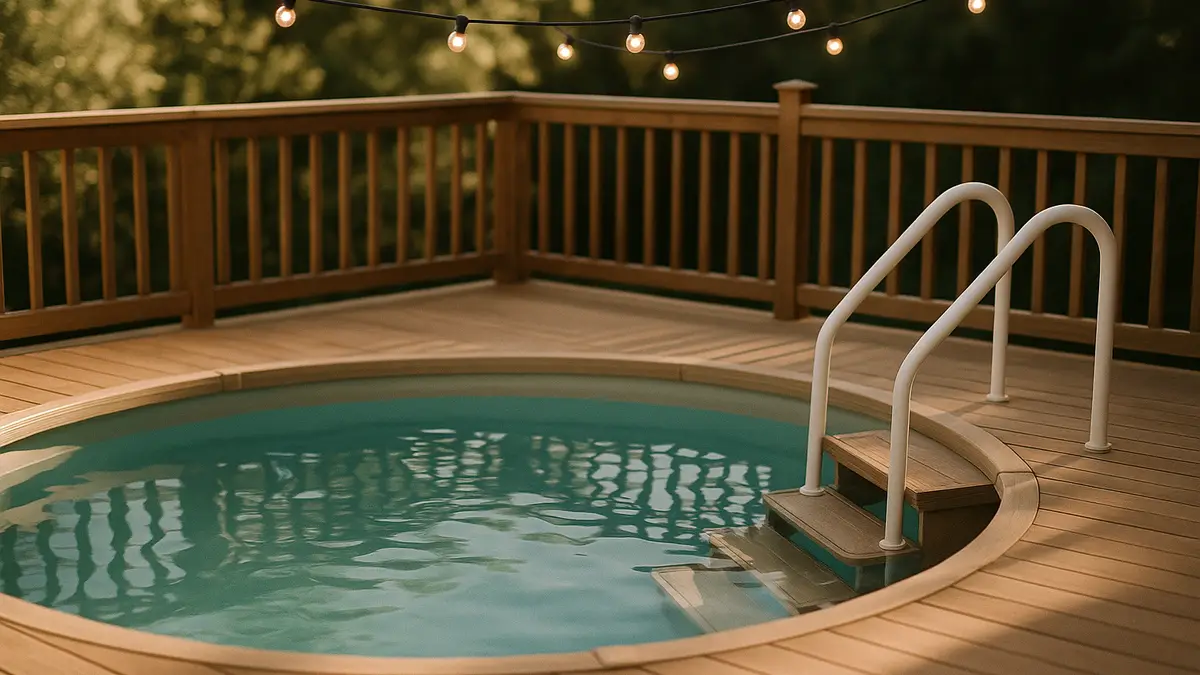 Aufstellpool mit Terrasse: Varianten und Kosten